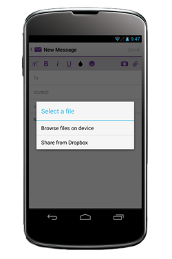 Yahoo! Mail adds seamless Dropbox attachments