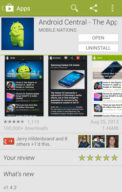Android Central downloads