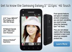 Samsung outs Sprint's Galaxy S II Epic 4G Touch ahead of tonight's event