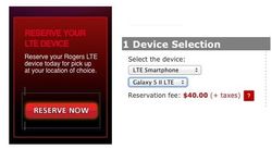 Rogers now taking reservations for 4G LTE devices, including the Galaxy S II
