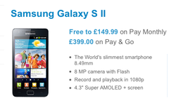 Samsung Galaxy S II gets priced and is now on sale in the UK