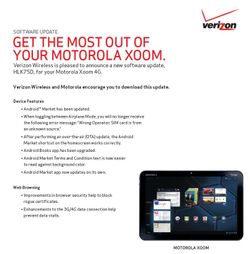 Verizon posts Motorola Xoom LTE HLK75D update changelog