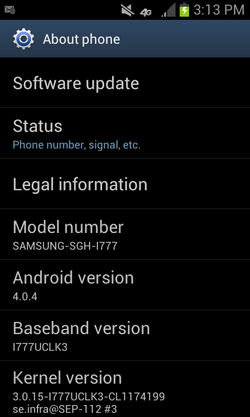 AT&T Galaxy S II getting a 4.0.4 update