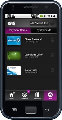 Isis mobile payment system to launch mid-2012, lists Chase, CapitalOne, and Barclaycard as partners
