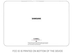 Samsung Galaxy Tab 8.9 at the FCC