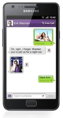 Viber updated to 2.1, brings photo and location sharing and improved voice engine