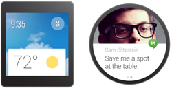Google demoes Android Wear notifications