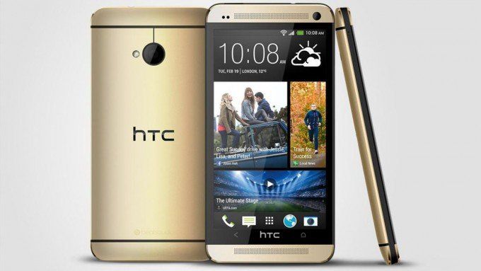 HTC One in gold