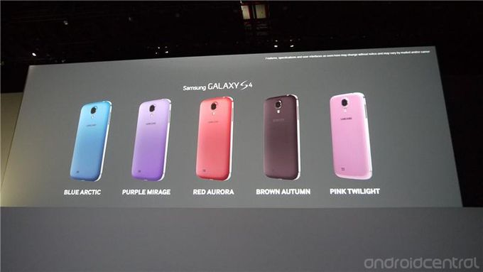 Galaxy S4 Colors
