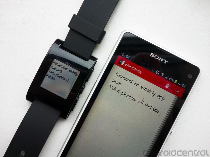 WatchNote for Pebble