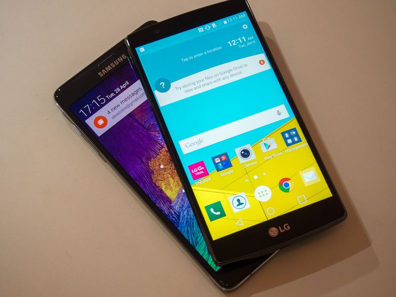 LG G4, Galaxy Note 4