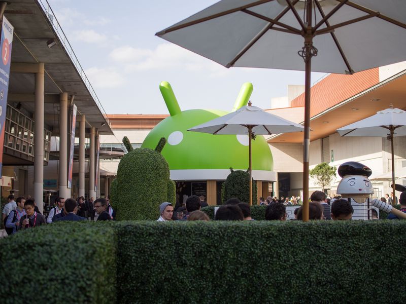 Google&#39;s Android Garden at MWC