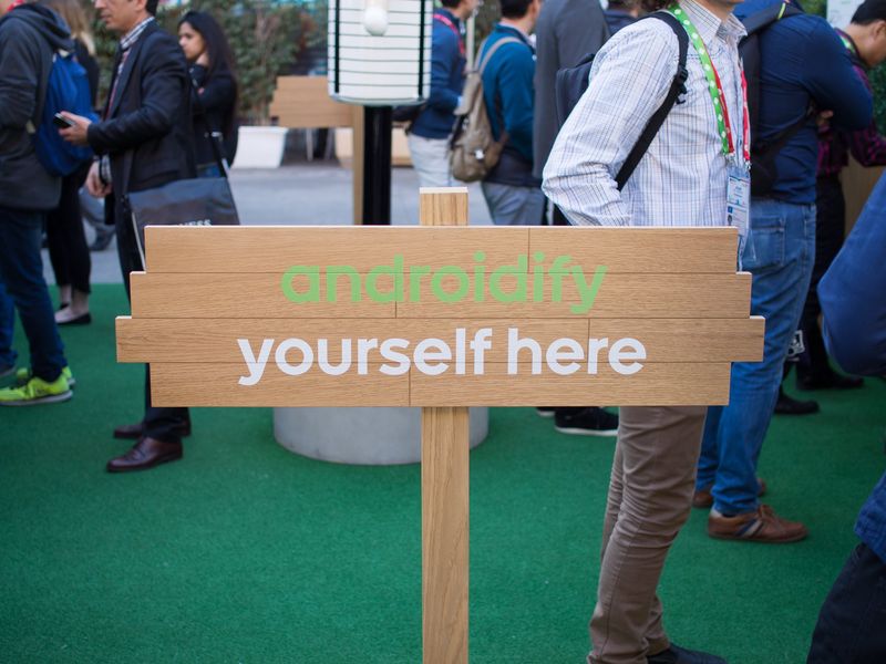 Google Android Garden at MWC