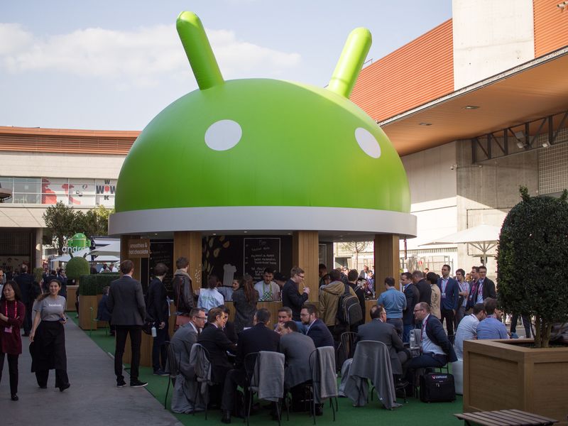 Google Android Garden at MWC