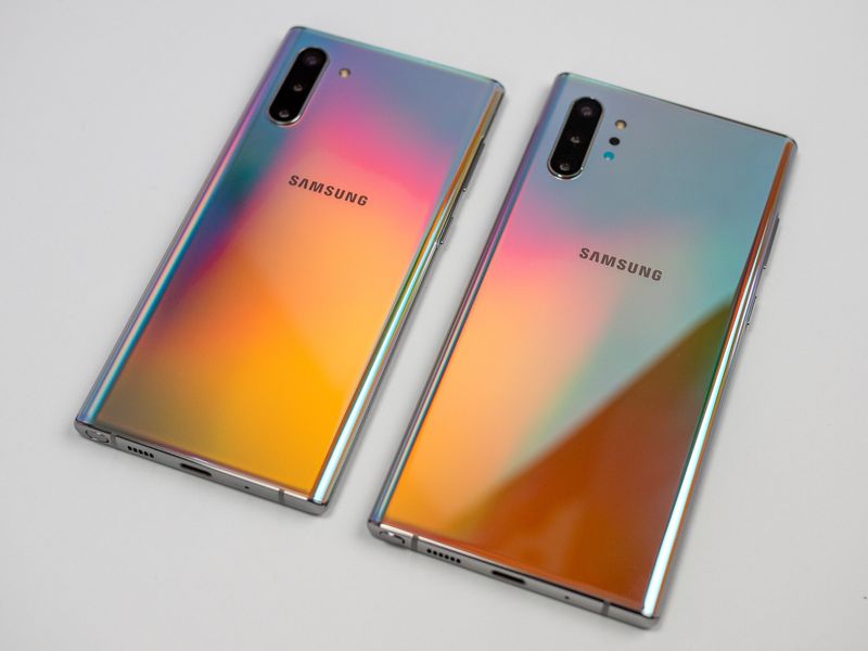 Samsung Galaxy Note 10 and Note 10+