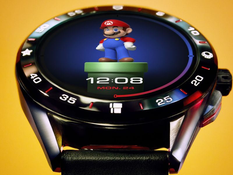 Tag Heuer Super Mario Wear Os Watch