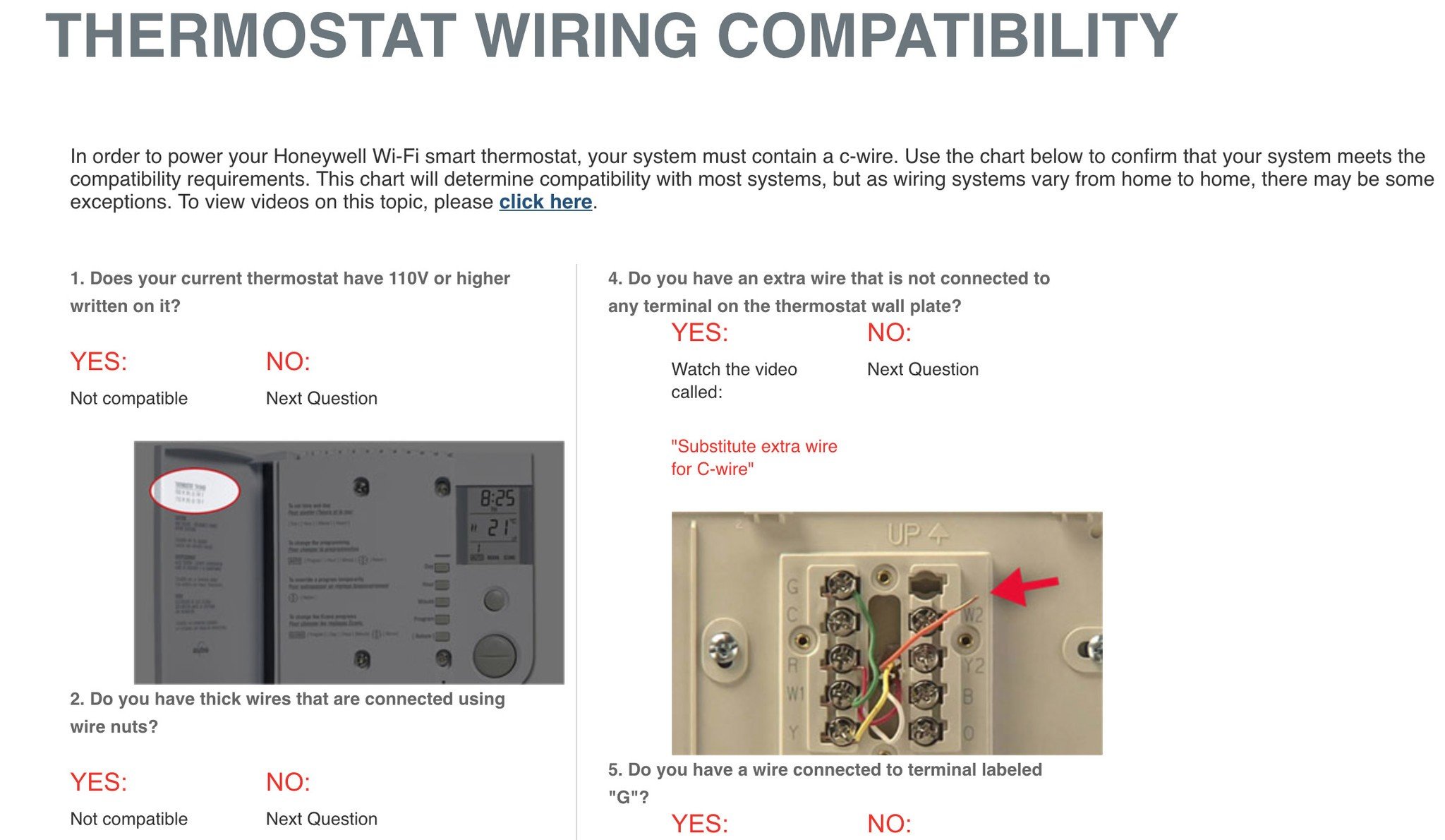 honeywell thermostat compatibility chart - Part.tscoreks.org