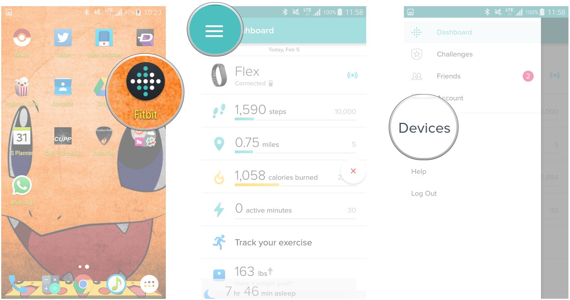 fitbit find my device