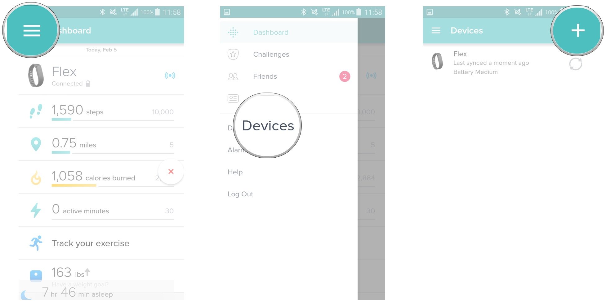 connect fitbit to android phone