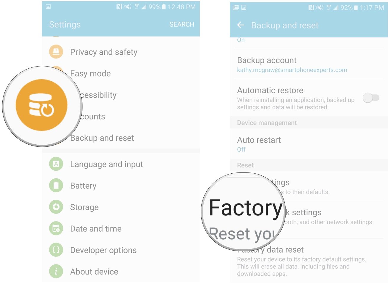 How to factory reset the Galaxy S25  Android Central