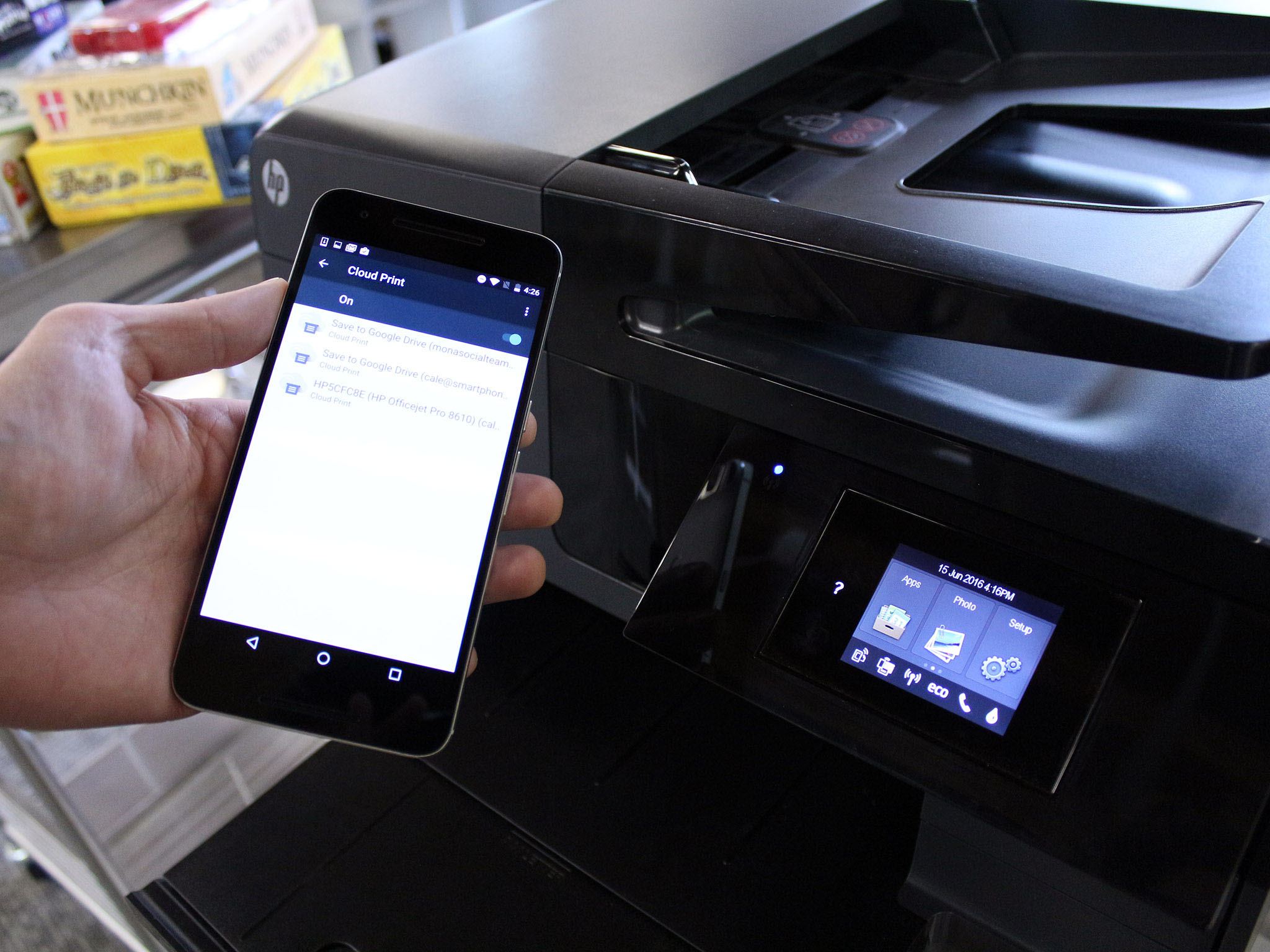 How do you print documents by using your Wi-Fi?