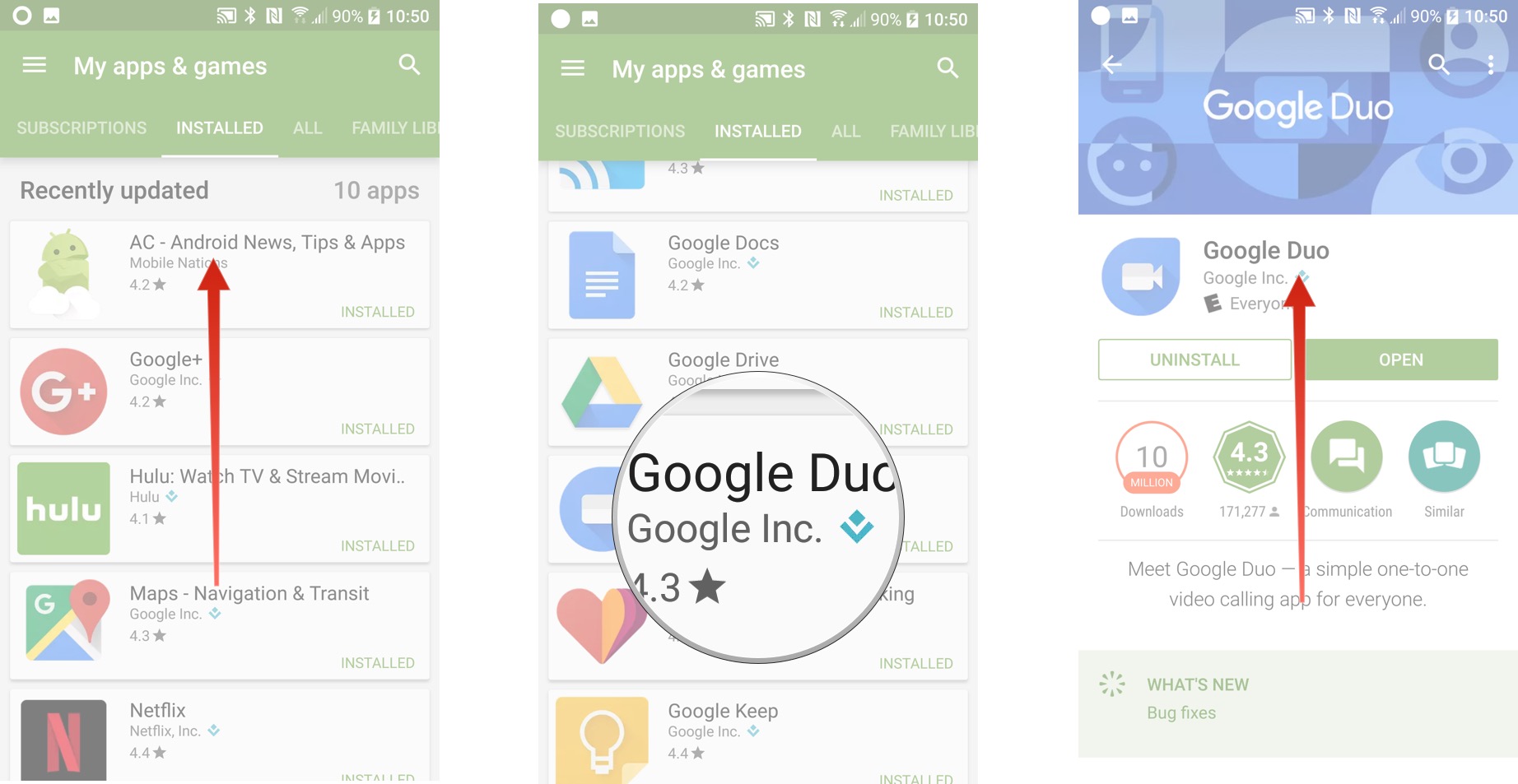 How to share and review apps in Google Play  Android Central