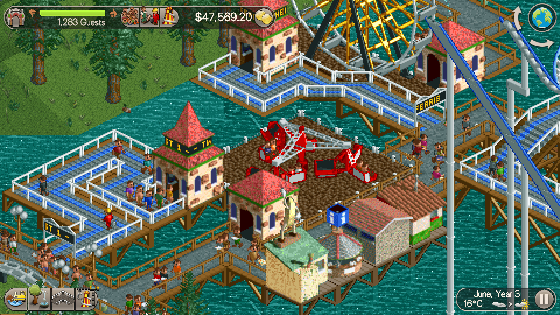 Rollercoaster Tycoon Classic Review A Near Perfect Adaptation