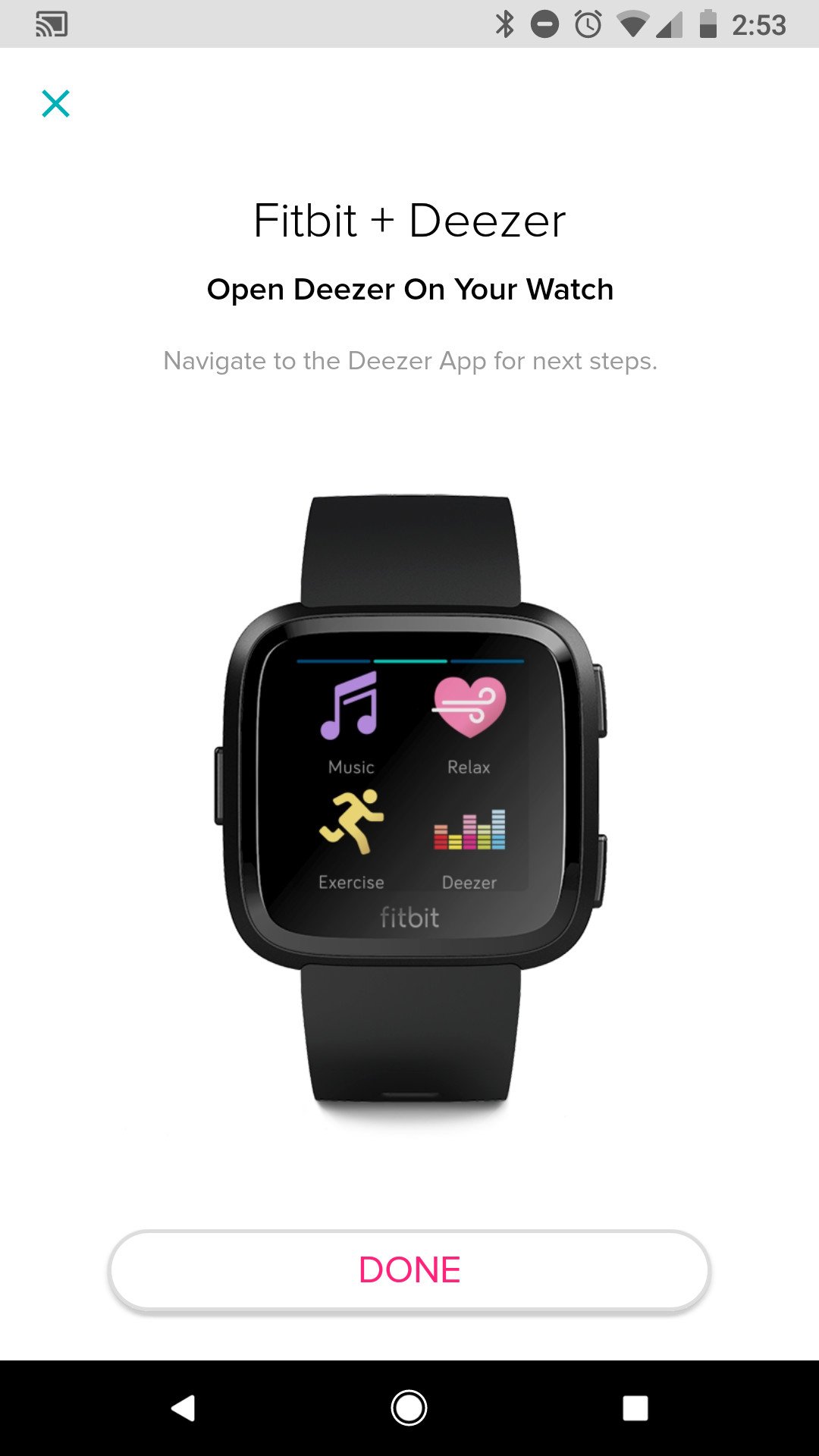 how does fitbit versa 2 play music