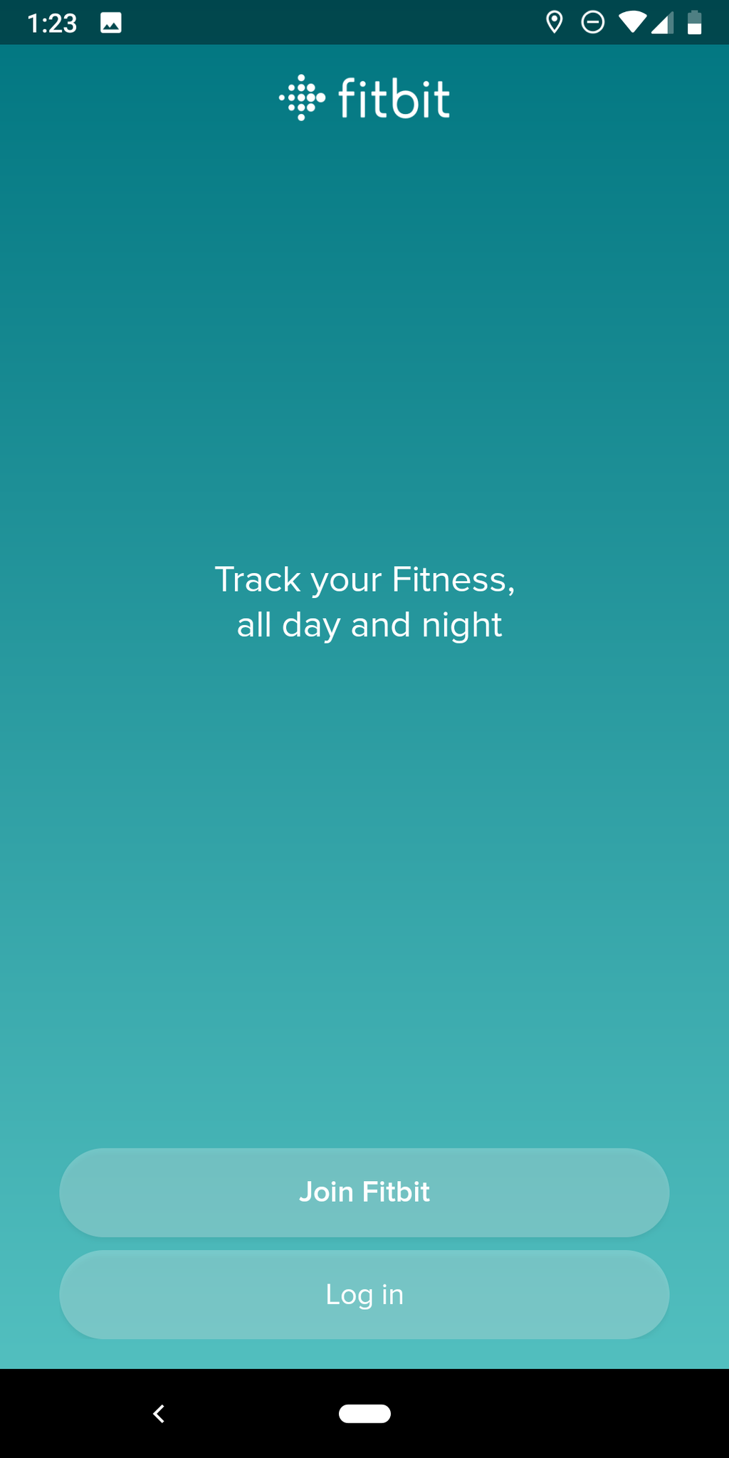 fitbit sign in page