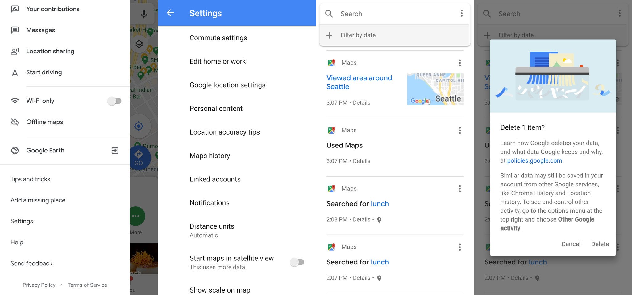 طريقة وقف تتبع خرائط جوجل للأماكن التي يتم زيارتها