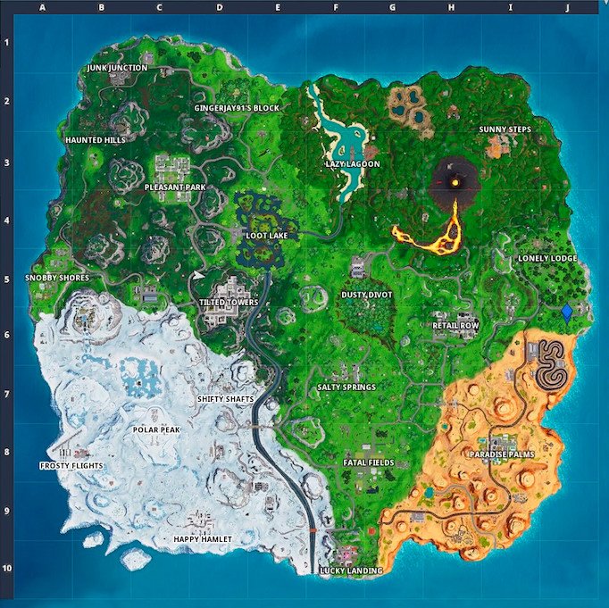  - search where knife points on treasure map loading screen fortnite
