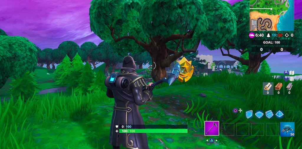 how to find where the knife points on the treasure map in fortnite - fortnite search where the knife points on the treasure map loading screen location
