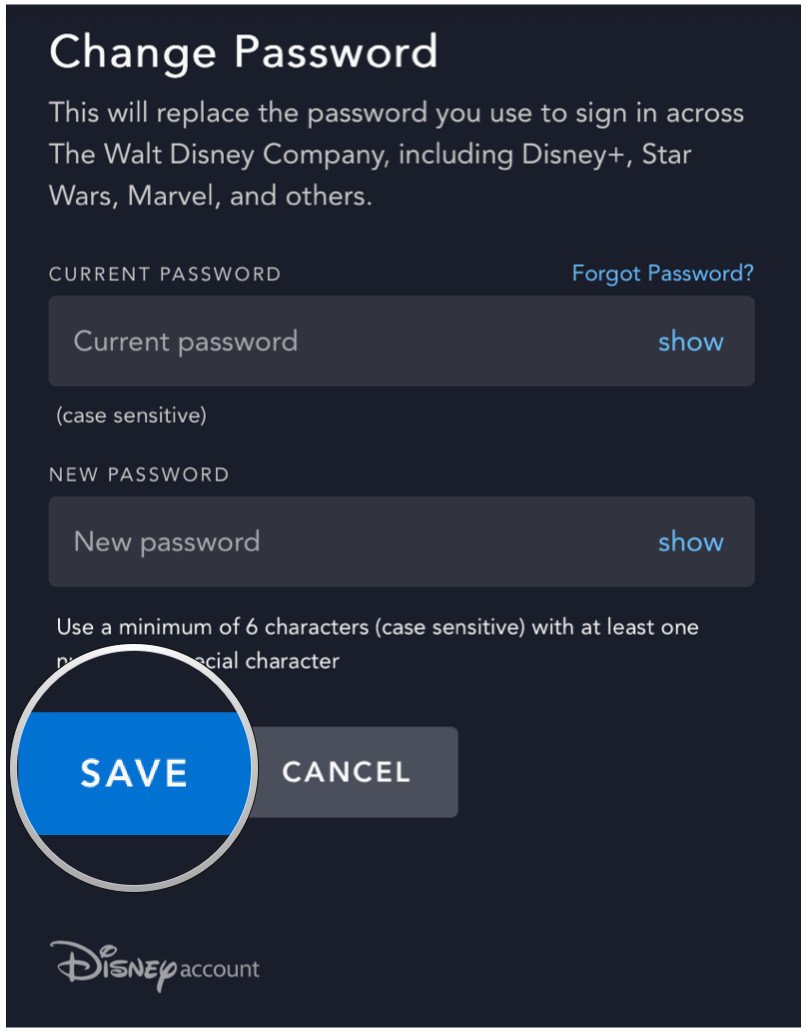 How to change your Disney Plus password  Android Central