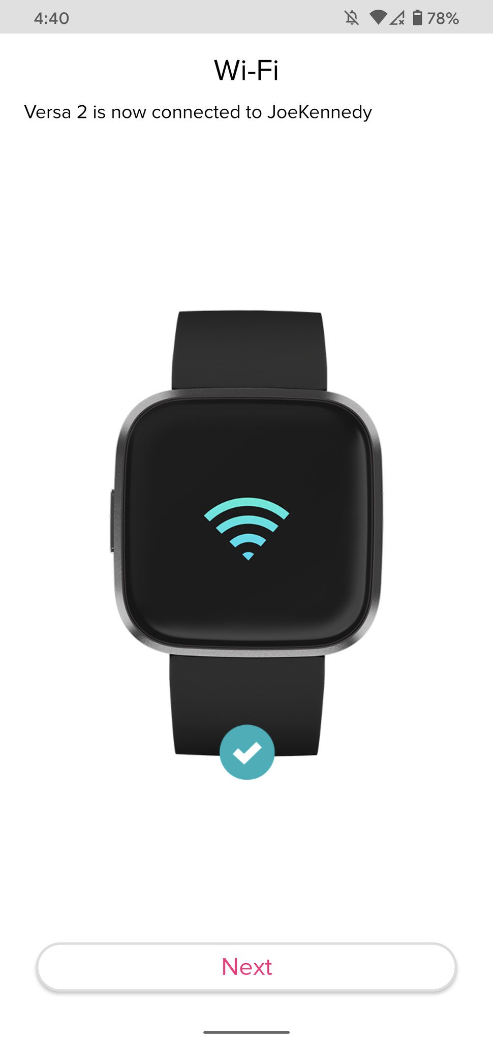 connect fitbit to android