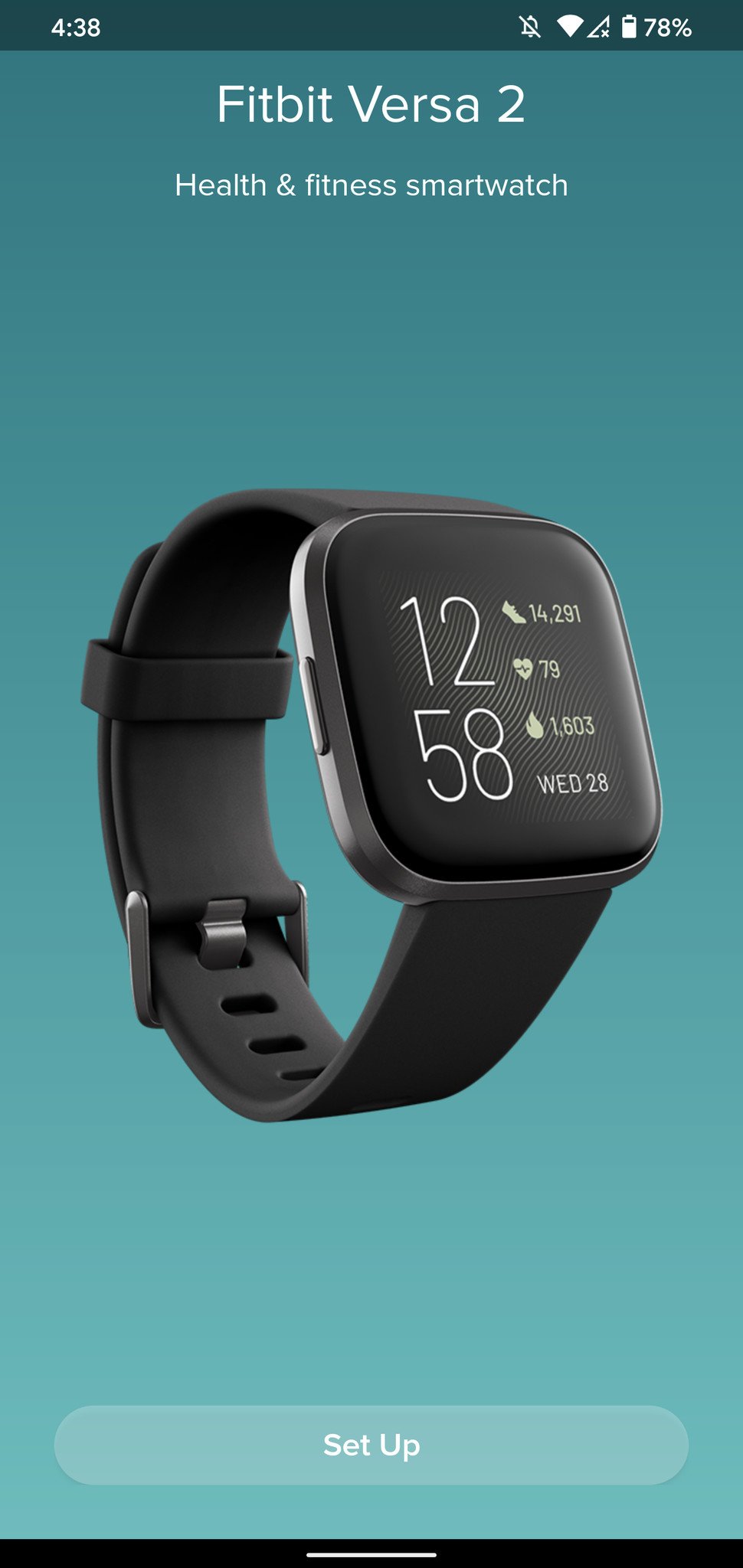 how to set up new fitbit versa