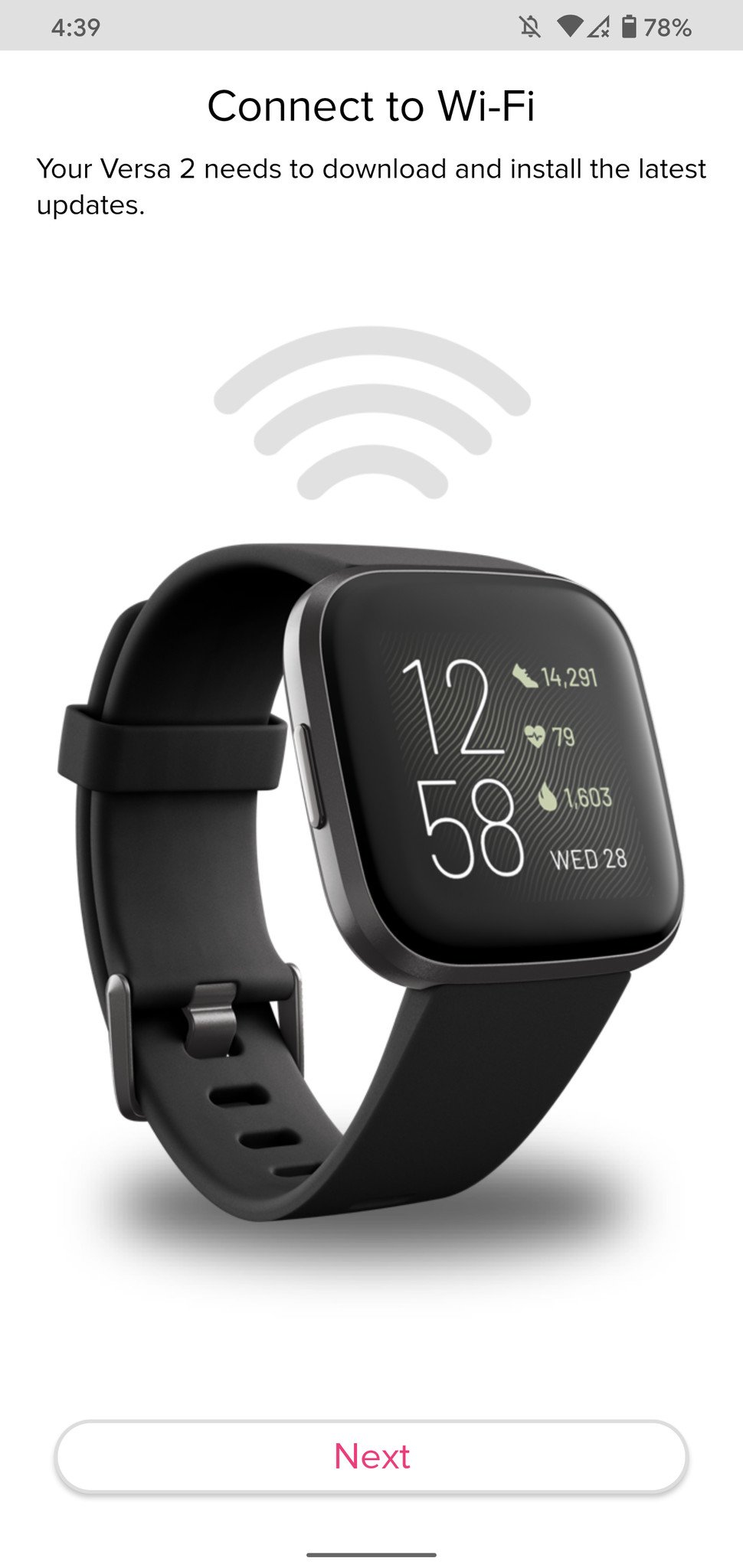 how do you connect a fitbit versa to your phone
