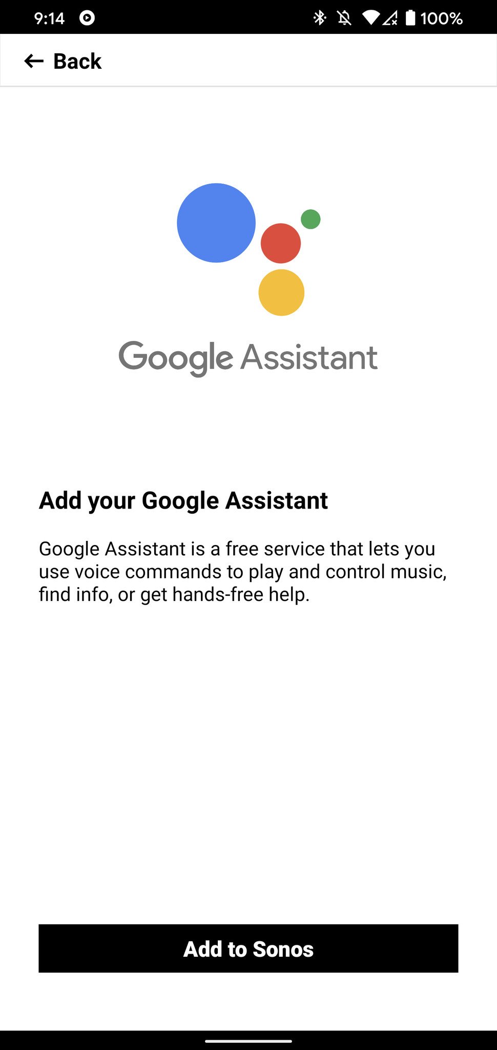 google assistant commands sonos