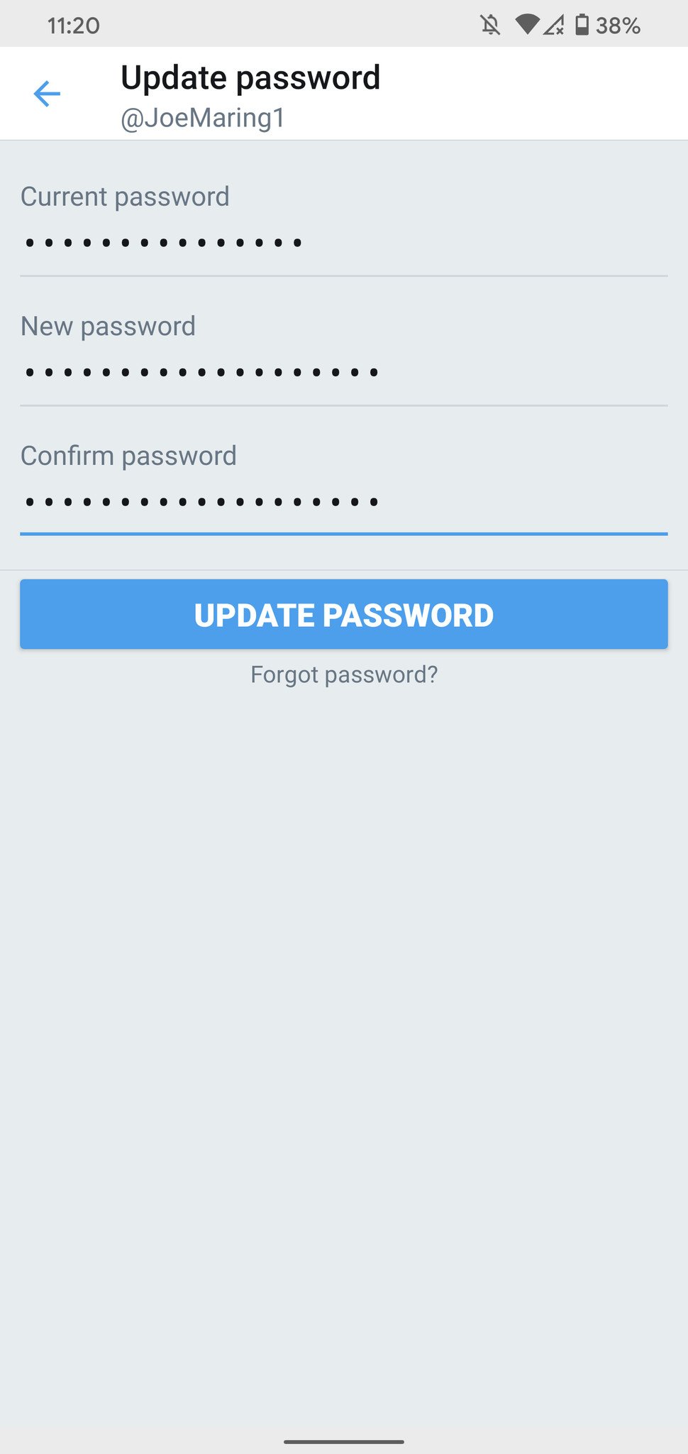 How to change your Twitter password and activate two-factor
