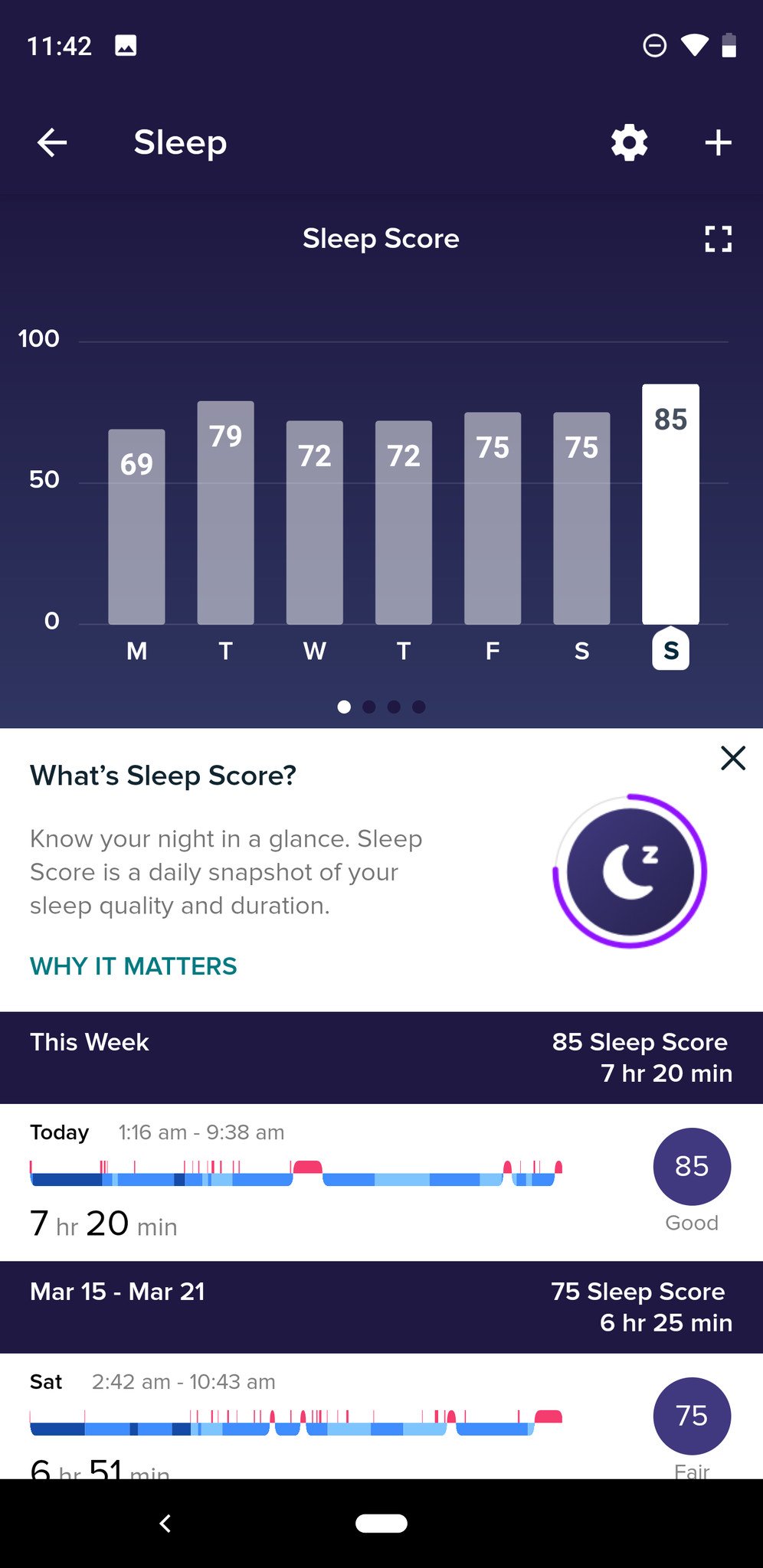 fitbit measure sleep