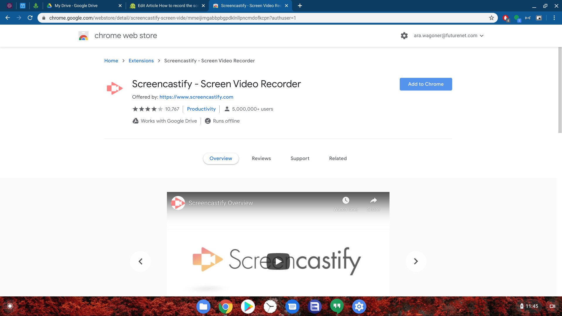 How To Record The Screen On A Chromebook Android Central