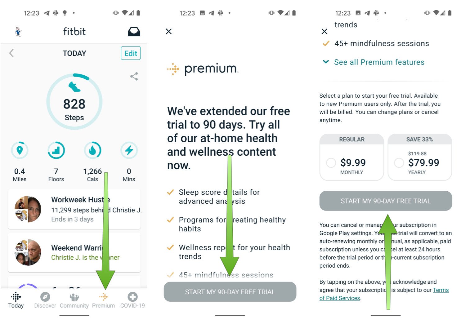 How to sign up for Fitbit Premium 