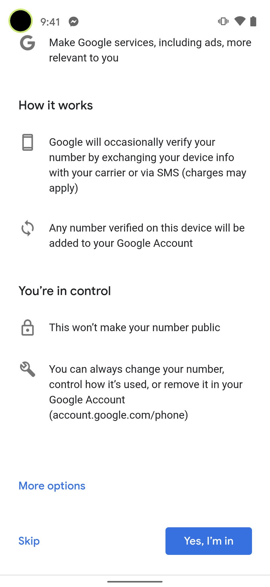 how to set up a new google account