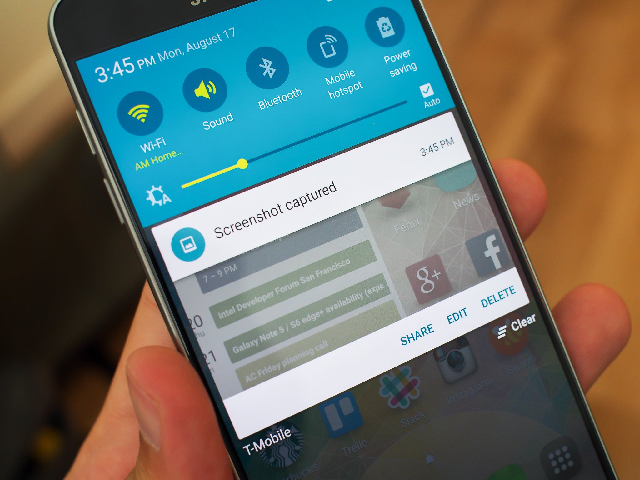 How To Take A Screenshot On The Galaxy Note 5 Android Central