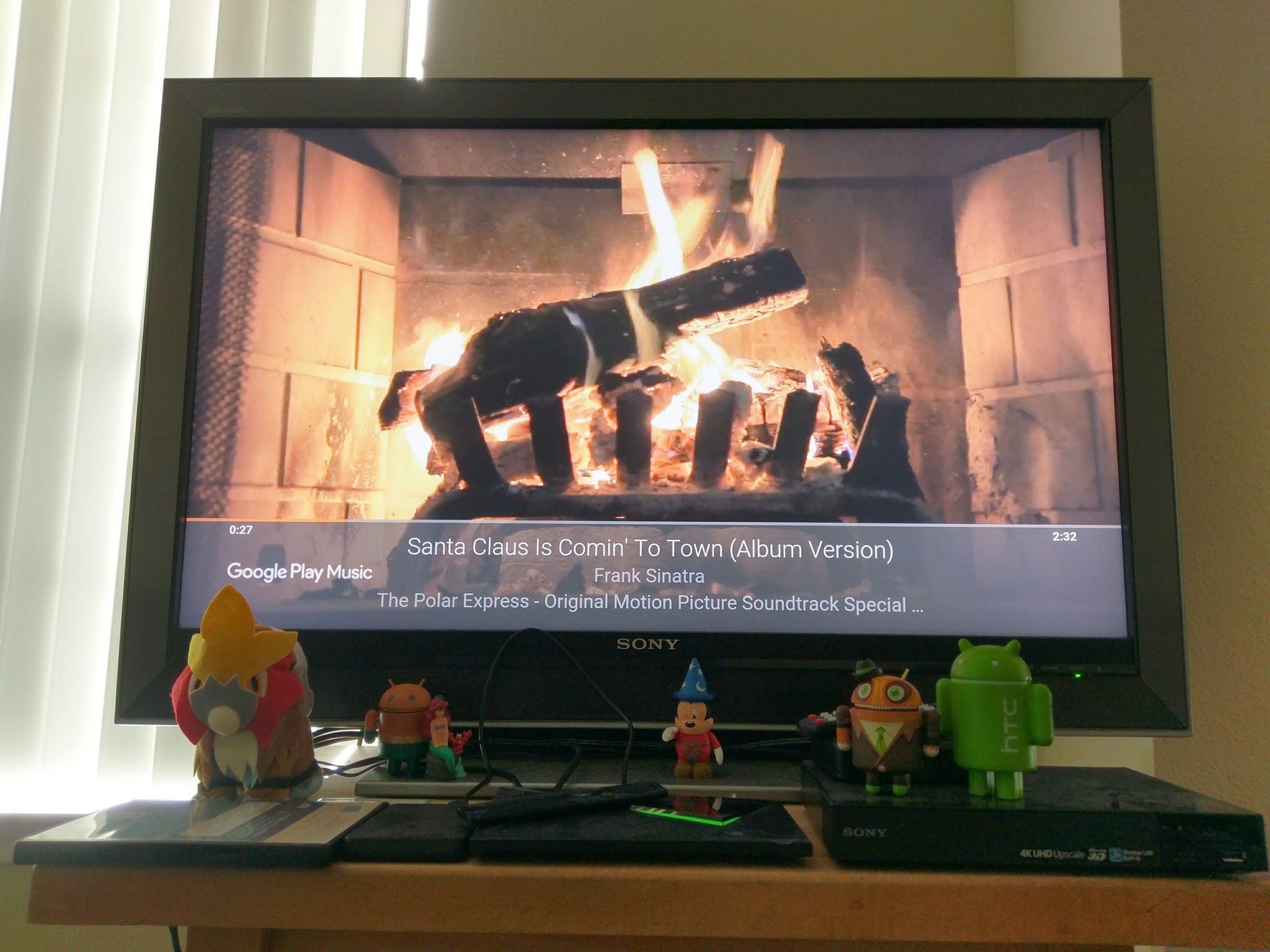 Tis the season for holiday tunes and mind-numbing yule log DVDs