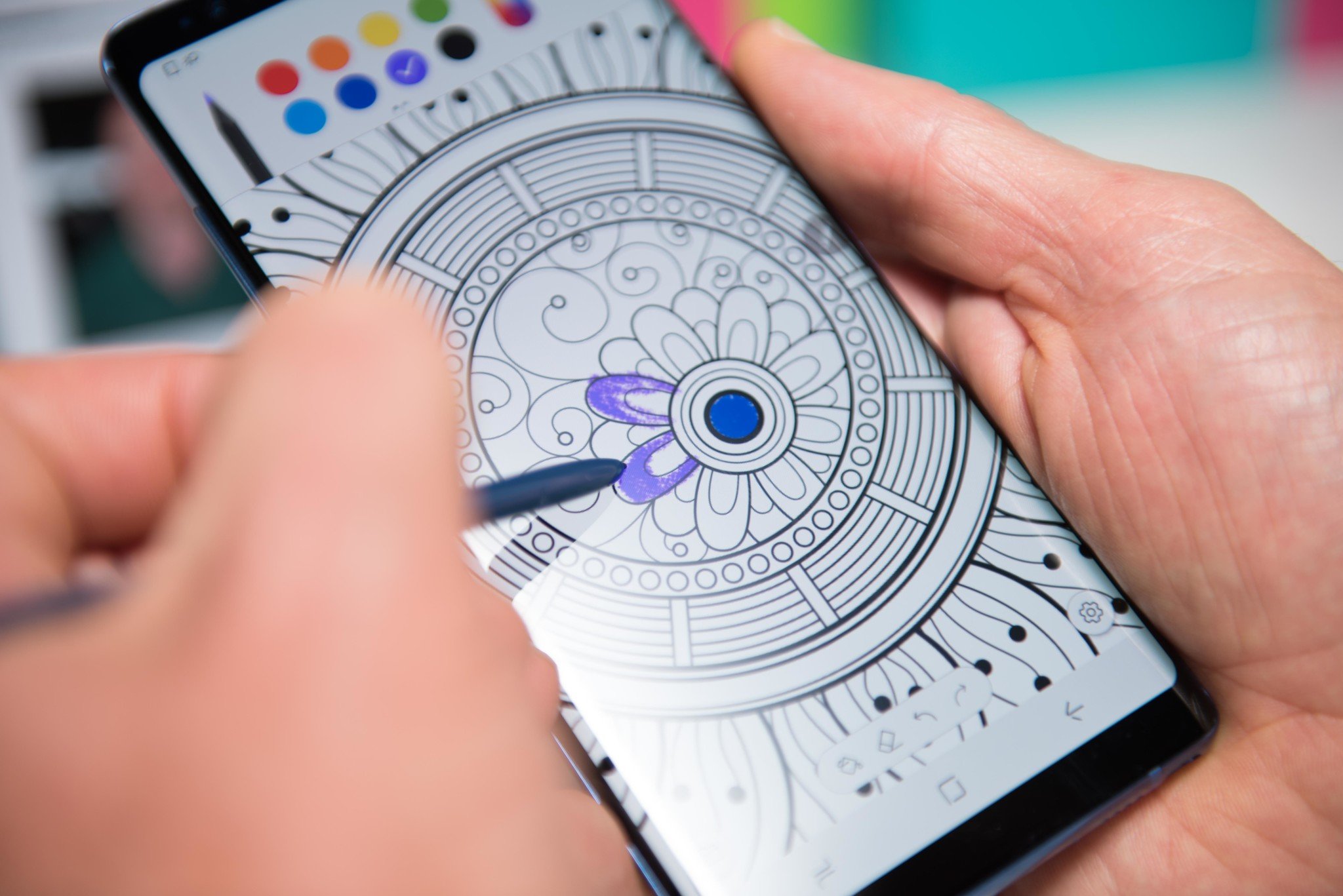 How To Use The Coloring Feature On The Galaxy Note 8 Android Central